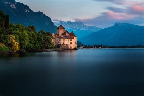 Captivate Chillon Castle In Lake Geneva Brent Goldman Photography