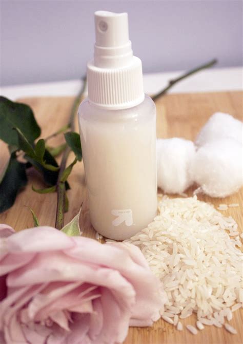 Pour 2 tablespoons of rose water into a spray bottle. Rose Rice Water Toner | Homemade toner, Diy facial toner ...