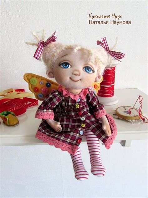 Handmade Textile Doll Textile Doll Mothers Day Fairy Etsy Doll
