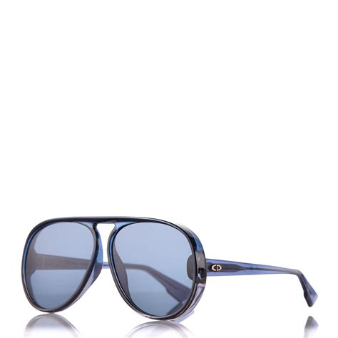 Christian Dior Lia Aviator Sunglasses Blue 317626