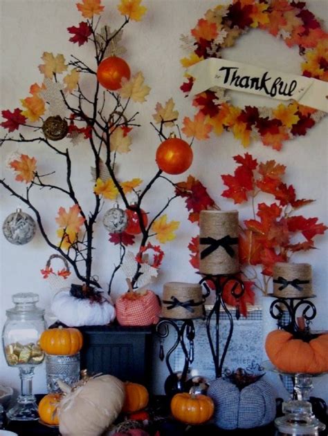 Before the cooking comes the fun part of the thanksgiving holiday prep: 17 Creative and Easy DIY Home Decor Crafts for the ...
