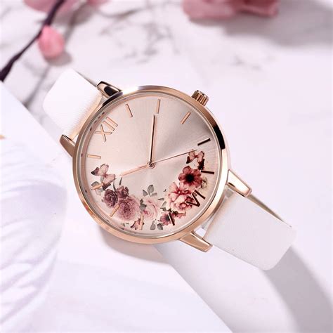 kimomt womens watches leather quartz watch waterproof fashion wristwatch for women ladies girls