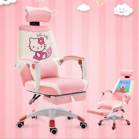 Cute Dreaming Lovely Doraemon Pattern Pink Reclining For Girl Computer