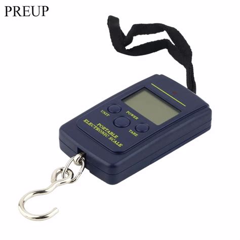 Preup 40kg X 10g Portable Hanging Scale Mini Electronic Scale Luggage