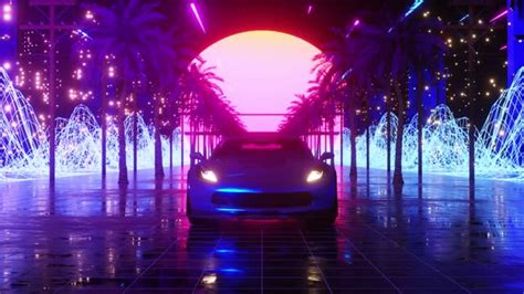 Vaporwave City Stock Videos And Royalty Free Footage Istock