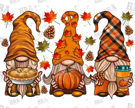 Fall Gnomes Png Sublimation Design Fall Png Autumn Png - Etsy | Nursery