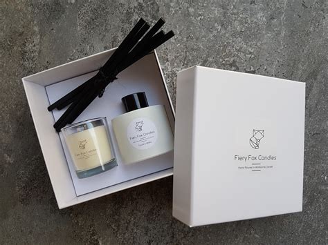 Reed Diffuser Candle Premium Gift Box Set