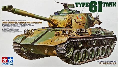 Type 61 Tank Jgsdf 1 35 001 35163 Plastikové Modely A Modelářské Potřeby Modelartikl Cz