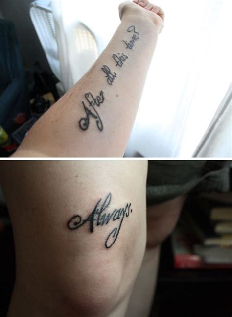 Matching tattoos for boyfriend and girlfriend. Matching boyfriend/girlfriend harry potter tattoos. Daw ...