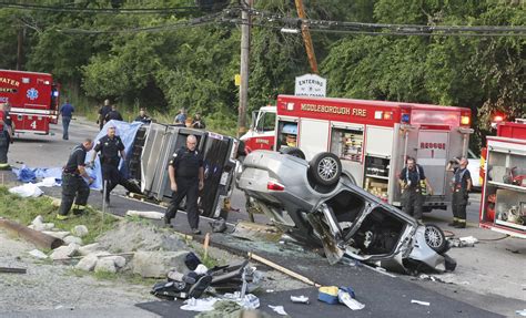 Two Separate Motor Vehicle Crashes In Massachusetts Result In
