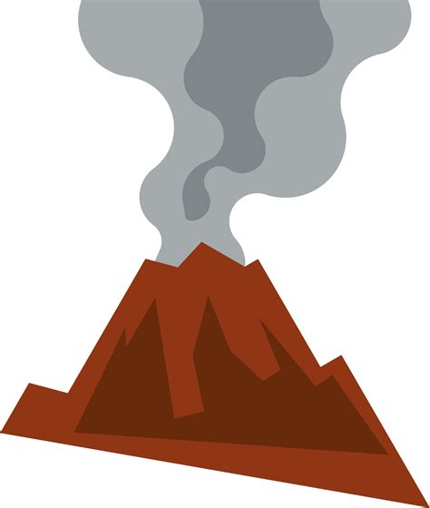 Volcano Erupting Clipart Free