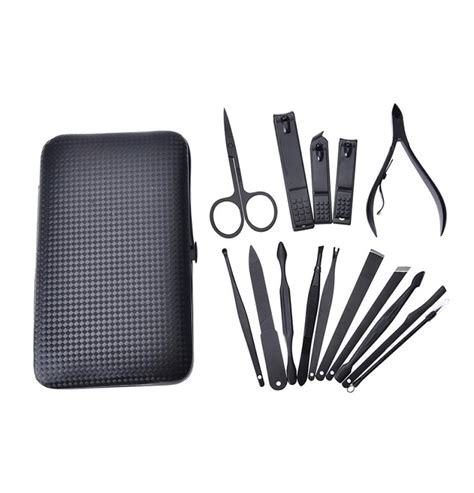 Stainless Steel Set With Case Nail Clipper Cutter Trimmer Ear Pick