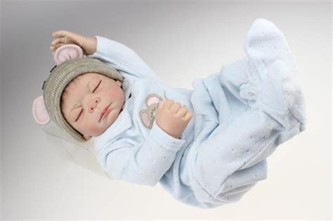 20 Full Silicone Body Mouse Attire Boy Doll Lifelike Reborn Baby