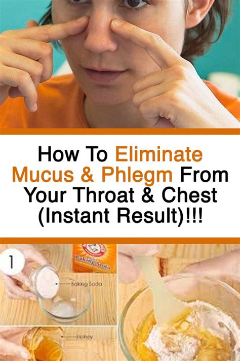 How To Eliminate Mucus Phlegm From Your Throat Chest Instant