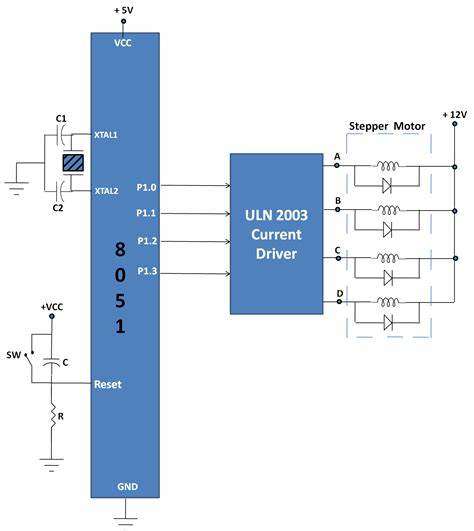 Stepper Motor Interfacing 8051 Microcontroller Course