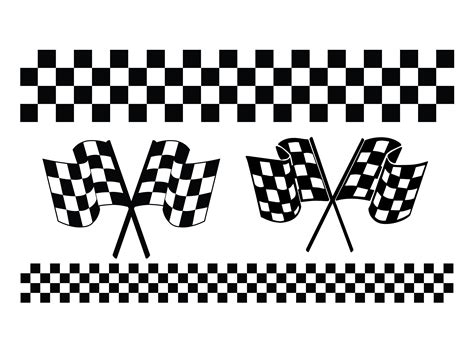 Racing Flag Svg Checkered Flag Svg Racing Clipart Tshirt Logo Racing