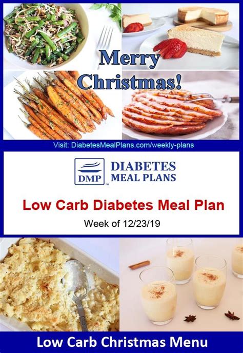 We have you covered with these 20 dinner recipes for picky eaters! Diabetes Meal Plan: Week of 12/23/19 - Merry Christmas ...