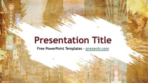Free South Korea Powerpoint Template Prezentr Ppt Templates