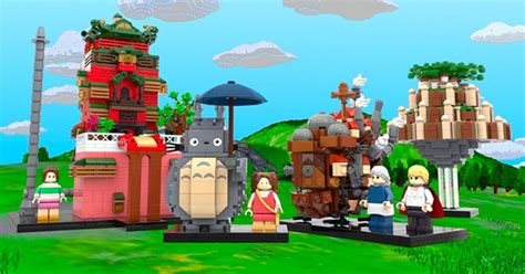 ¡conoce El Espectacular Mega Set De Lego Inspirado En Studio Ghibli