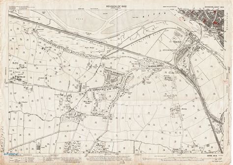 Old Ordnance Survey Map Of Barnstaple Southwest Devon In 1932