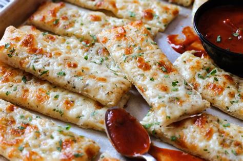 Cheesy Garlic Breadsticks Easy From Pizza Dough A Gouda Life