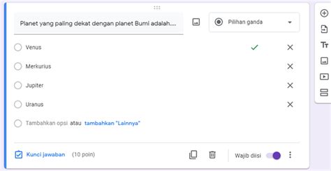 Cara Membuat Soal Pilihan Ganda Di Google Form Kumparan