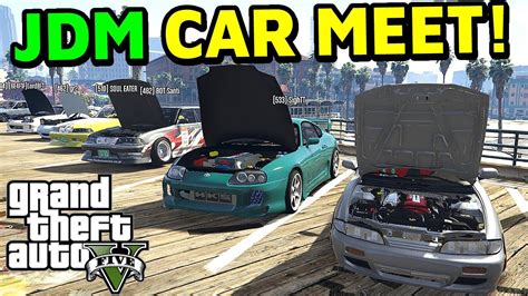 Gta 5 Fivem Jdm Car Meet With Admin Youtube