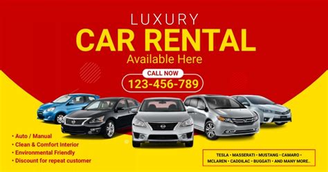 Copy Of Car Rental Services Ad Postermywall