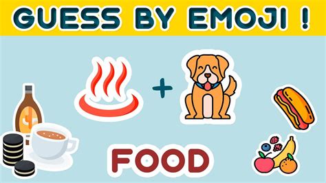 Guess The Food By The Emoji Emoji Quiz Game Emoji Challenge Youtube