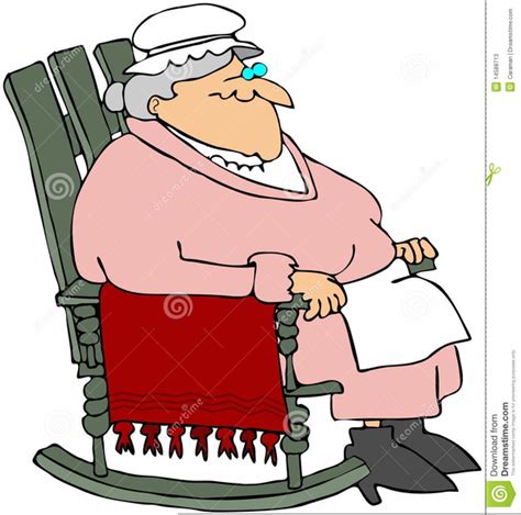 Grandma Rocking Chair Clipart Free Images At Vector Clip