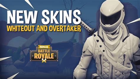 Sadly, there are no images to see what they'll look like, but. NEW Whiteout and Overtaker Skins!! - Fortnite Battle ...