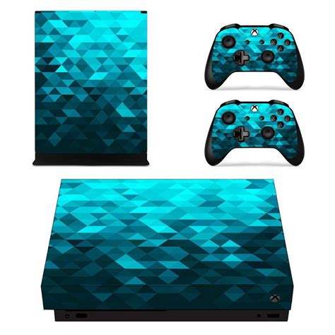 Blue Prizma Effect Xbox One X Skin Decal For Console And 2