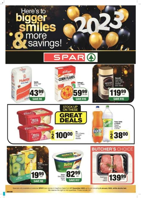 Spar Specials 27 Dec 2022 Spar Catalogue Spar Weekly Special