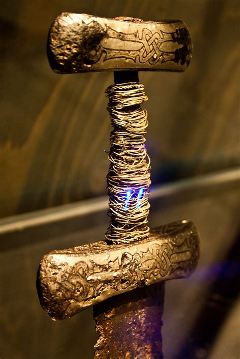 The Modern Alchemist • Museum Of Artifacts Viking Sword With Golden