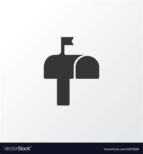 Mailbox Icon Symbol Premium Quality Isolated Vector Image