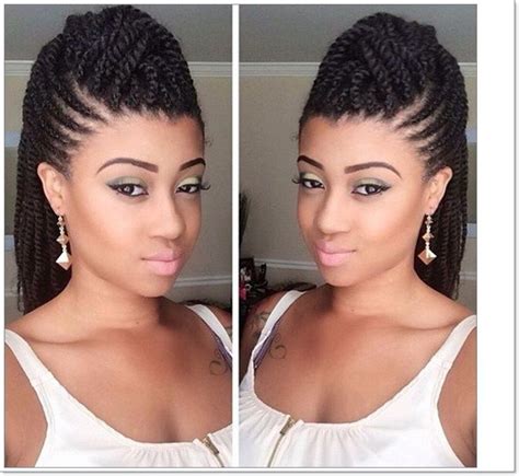 Braids are very simple to make and are a great way to say goodbye to the stress of hairstyling. Pretty and Enchanting Straight Back Braids Hairstyles for Black Women 2016 | Senegalese twist ...