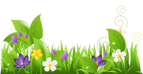 Grass and flowers clipart clipart clipart | Grass clipart, Flower clipart, Clip art
