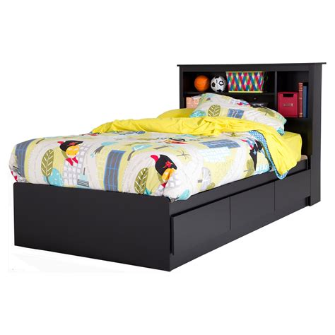 But how do you make that one yourself? South Shore Vito Bookcase Storage Bed | Twin bed with ...
