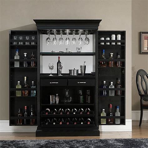 Angelina Black Bar Bar Cabinet Home Bar Decor Bars For Home