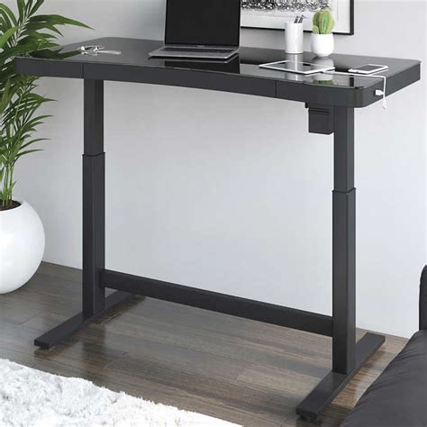 55 Sit Stand Desk Black By Tresanti Power Adjustable Height