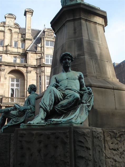 Miner George Stephenson Statue Westgate Road Newcastle Upon Tyne