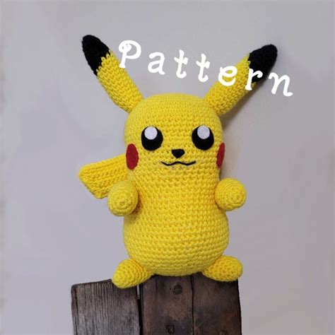 Pikachu Sew Pattern Etsy