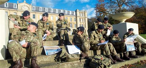 Royal Military Academy Sandhurst Officer Cadets Learn From The Past