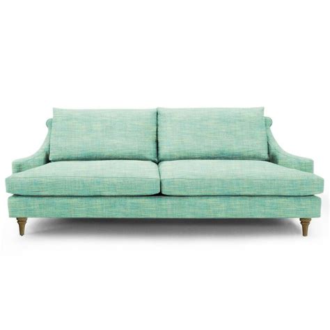 It can be used in many rooms and with many different styles of decor—from modern to traditional. Vintage Base Mint Green Kensington Sofa