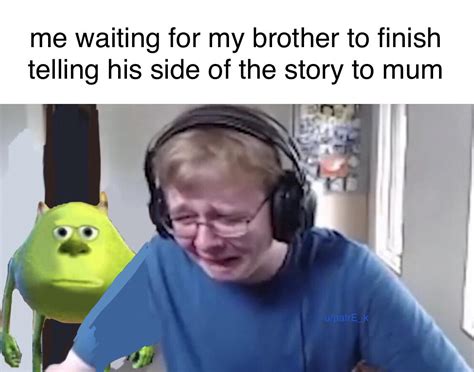 Then He Hit Me Mike Wazowski Sulley Face Swap Know Your Meme