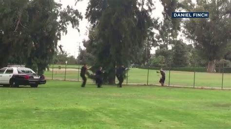 Witness Captures Video Of Long Beach Police Using Non Lethal Force To