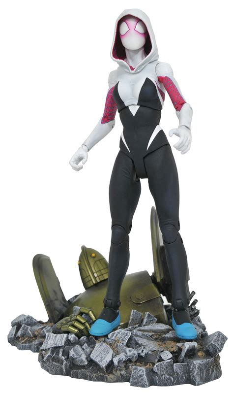 Buy Entertainment Earth Marvel Select Spider Gwen Action Figure Brown