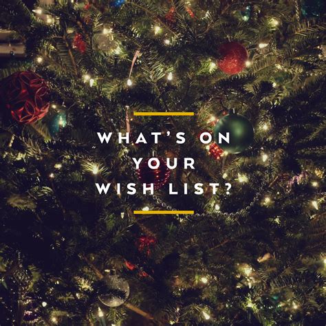 Whats On Your Wish List Sunday Social
