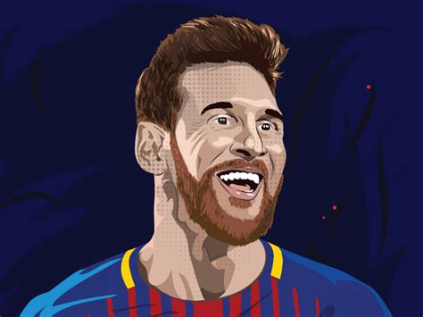 Vector Portrait Avatar Messi Designs Themes Templates And