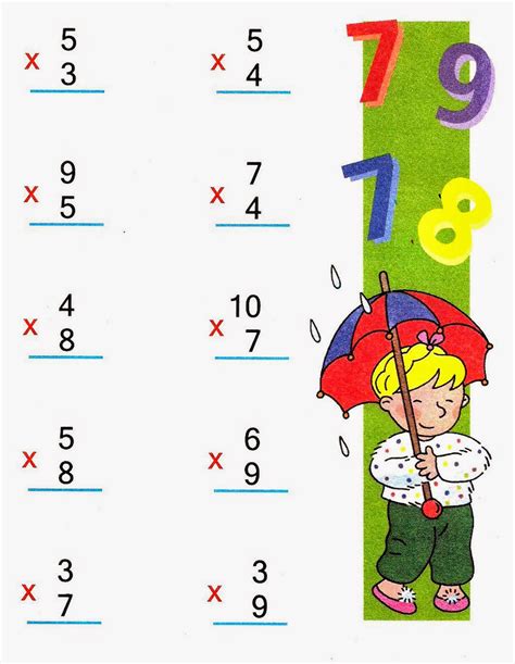 Atividades De MultiplicaÇÃo 2° Ano ExercÍcios Para Imprimir Pintando